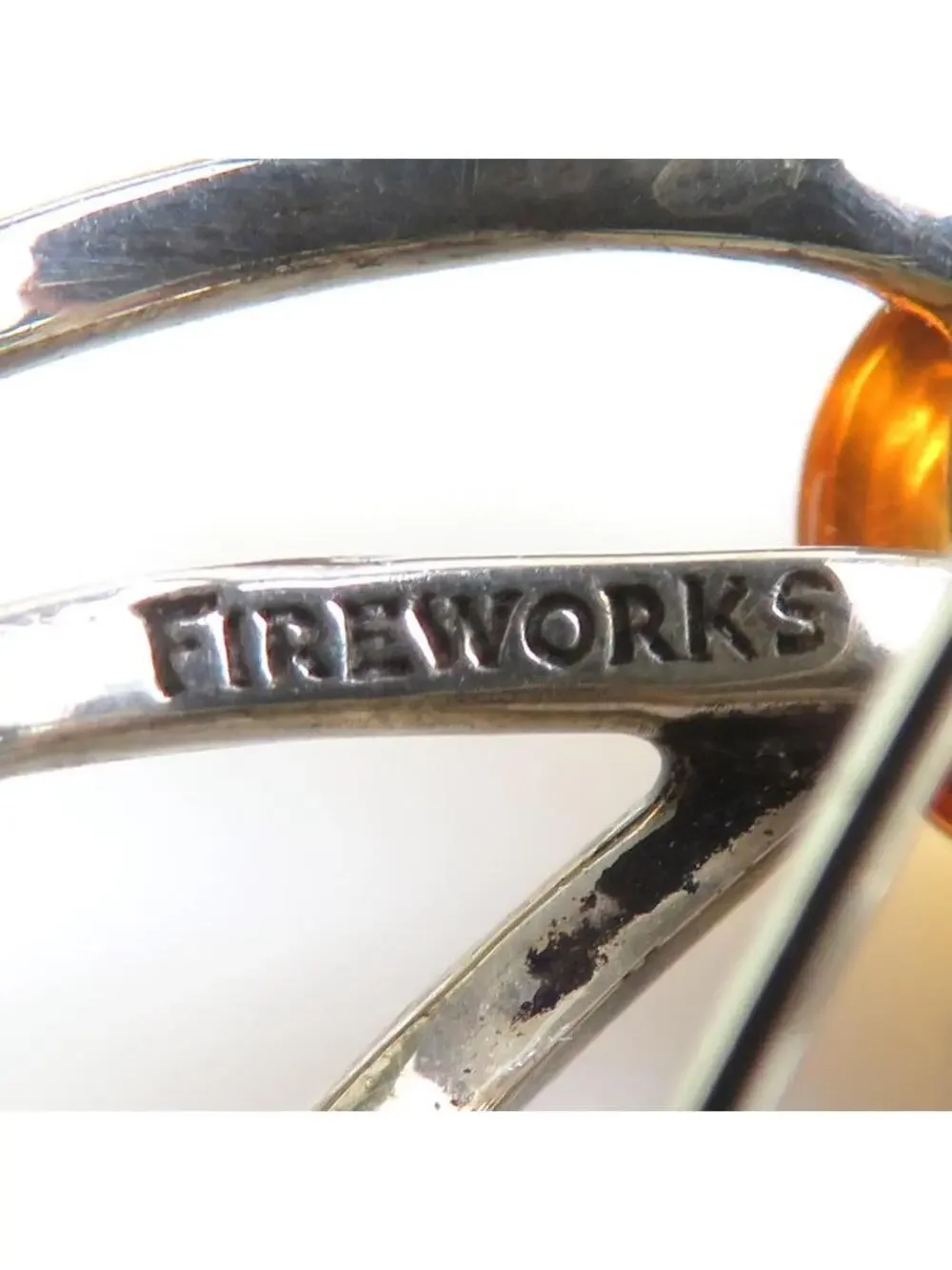 Auth Tiffany&Co. Brooch Silver/Orange #329700T28B